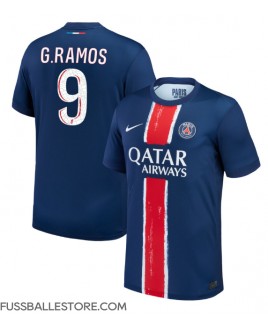 Günstige Paris Saint-Germain Goncalo Ramos #9 Heimtrikot 2024-25 Kurzarm